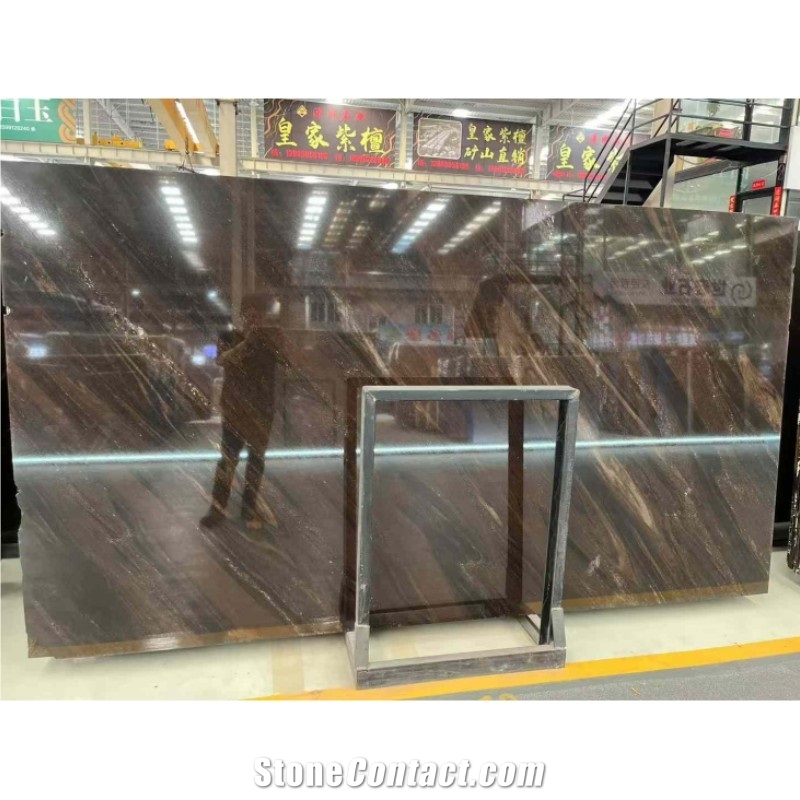 Natural Quicksand Brown Granite Slabs
