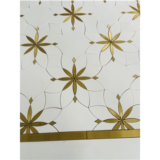Thassos Marble Mosaic Tiles