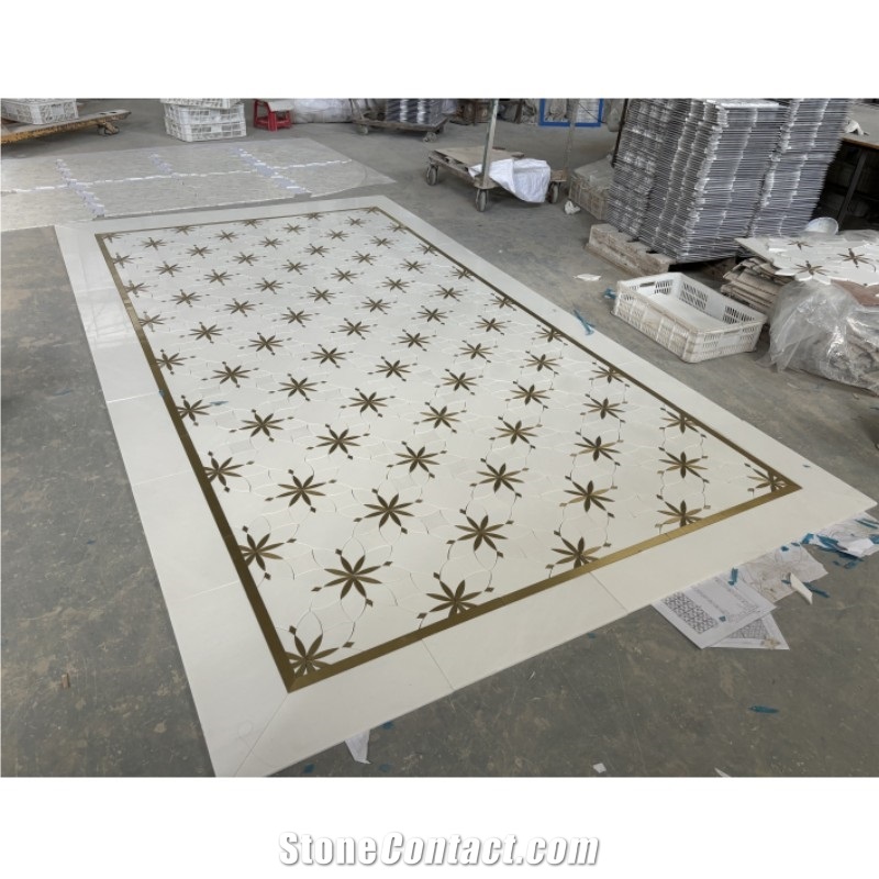 Thassos Marble Mosaic Tiles