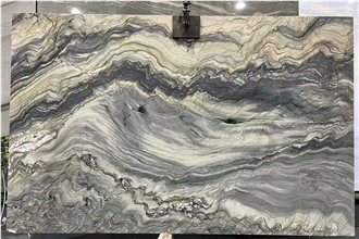 Unique Fusion Blue Quartzite Slabs