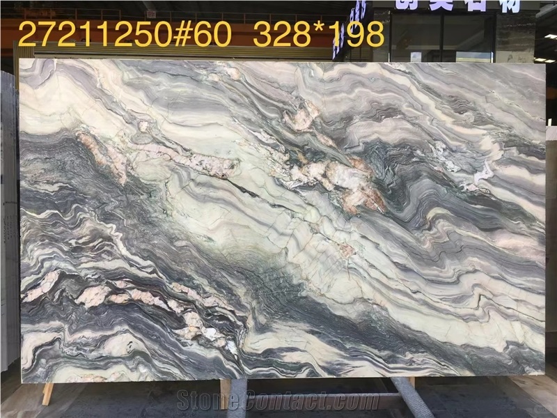 Unique Fusion Blue Quartzite Slabs