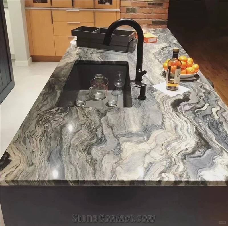Unique Fusion Blue Quartzite Slabs