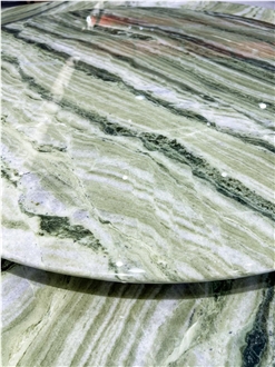 Wholesale Raggio Verde Natural Marble Round Dining Table