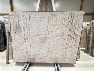 Cristallo Imperiale Vena Oro Quartzite Slabs