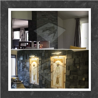 Black Lavastone RTM Tiles, Basalt Walling & Floor Covering