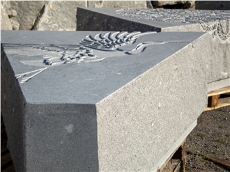 Azul Grao Fino Granite Urban Benches