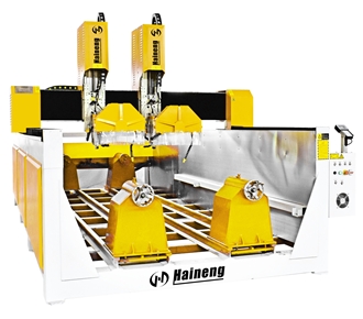 3D CNC Router Multi-Function Double Head Stone Engraving Machine
