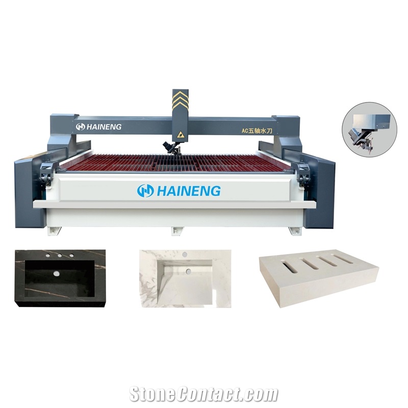 5 Axis Water Jet Cutting Machine