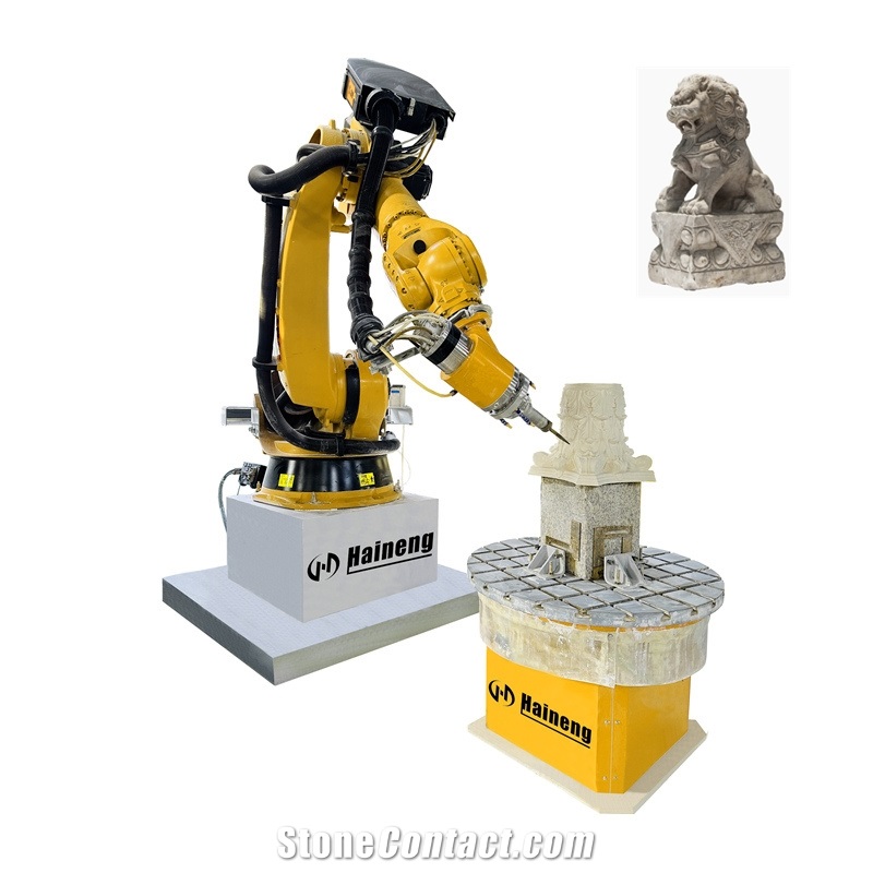 Automatic 3D 7 Axis CNC Sculpture Stone Engraving Machine Stone Carving Robot