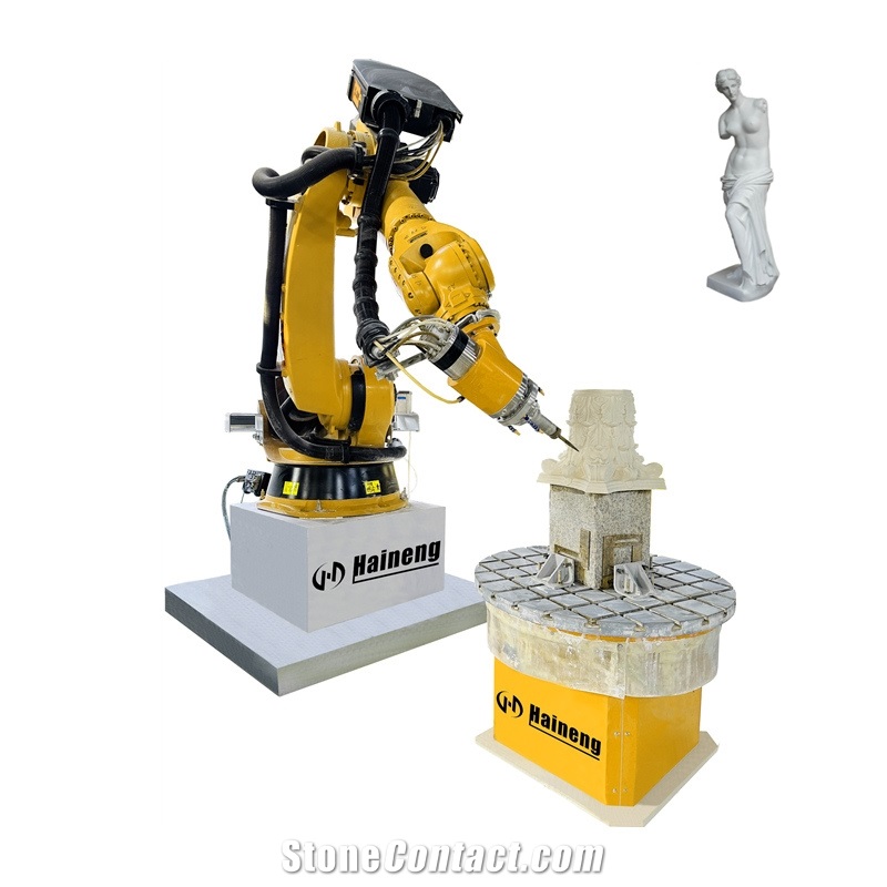 Automatic 3D 7 Axis CNC Sculpture Stone Engraving Machine Stone Carving Robot