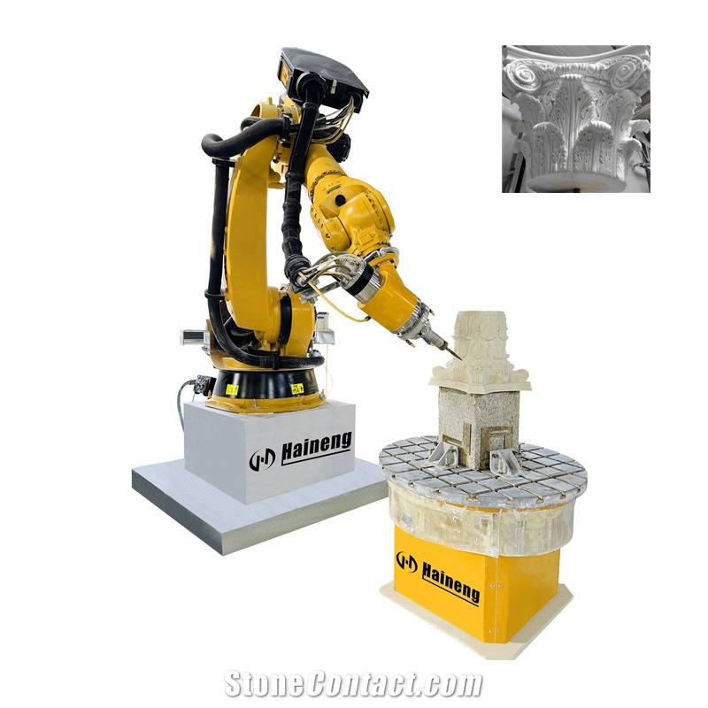 Automatic 3D 7 Axis CNC Sculpture Stone Engraving Machine Stone Carving Robot