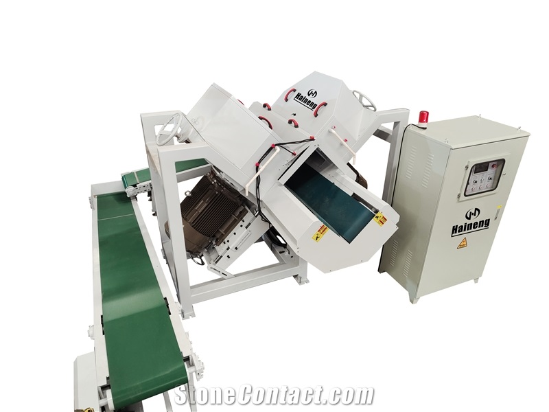 Double Blade Thin Stone Veneer Saw Strip Cutting Machine