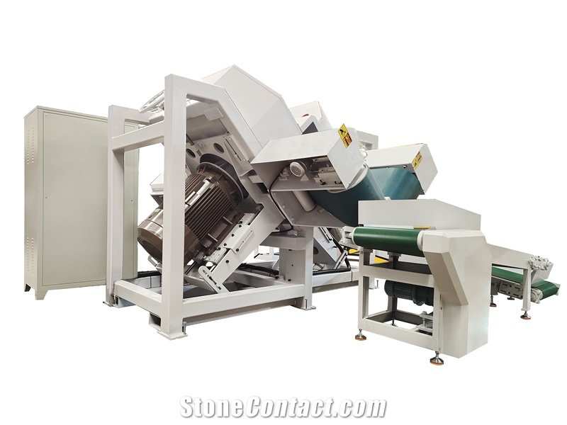 Double Blade Thin Stone Veneer Saw Strip Cutting Machine