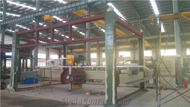 Gantry Pillars Multi-Blade Granite Marble Block Cutting Machine