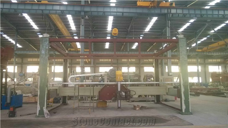 Gantry Pillars Multi-Blade Granite Marble Block Cutting Machine