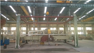 Gantry Pillars Multi-Blade Granite Marble Block Cutting Machine