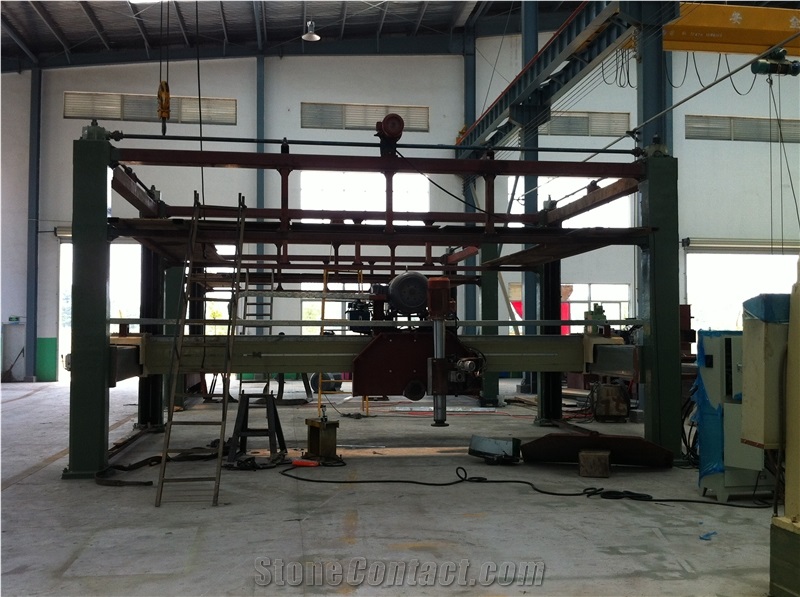 Gantry Pillars Multi-Blade Granite Marble Block Cutting Machine