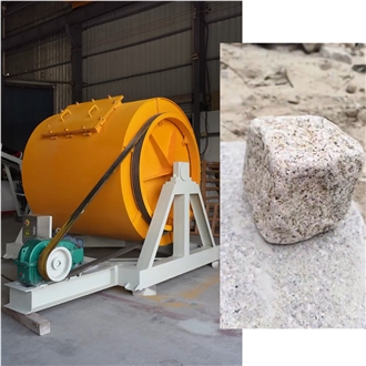 Natural Stone Rock Surface Rotary Tumbling Machine Natural Stone Rock Surface Rotary Tumbling Machine