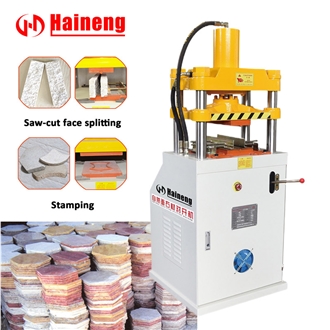 Stone Saw-Cut Face Splitting Machine Travertine Stone Stamping Machine