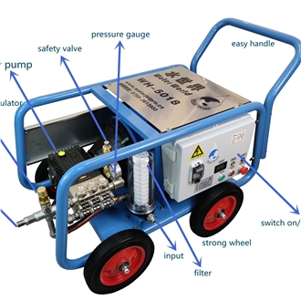 Hot Sell Italy Pump Industry 500 Bar Water Blasting Machine Wh-5018