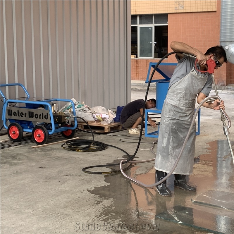 Stone Water Blasting Hydraulic Color Finish Machine WH-4021