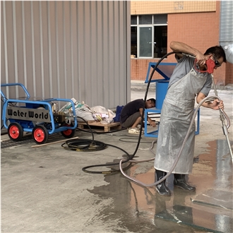Stone Water Blasting Hydraulic Color Finish Machine WH-4021