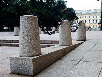 Curb Stops - Granite Stone Barriers, Bollards