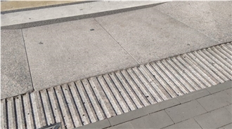 Granite Tactile Paving Tiles With Diagonal Groove