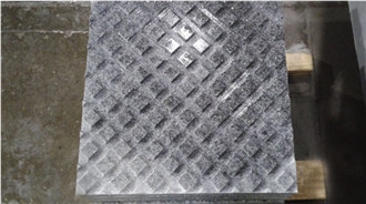 Granite Tactile Tile With Square Grooves