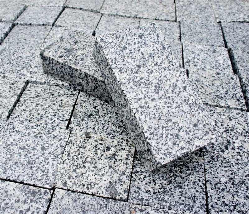 Grey Granite Cobble Stone-Split Finish