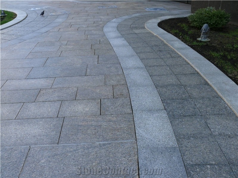 Sawn Cut Granite Walkway Paving Slabs