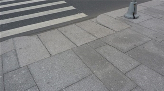Walkway Ramps Made Of Natural Granite Stone