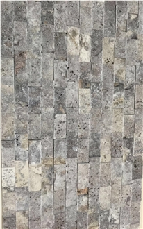 Afyon Silver Travertine Split Face Stone Veneer Afyon Silver Travertine Split Face Stone Veneer