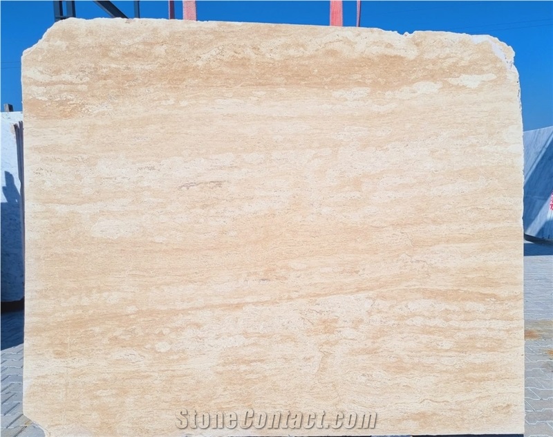 Denizli Travertine Slabs, Travertine Tiles Veincut