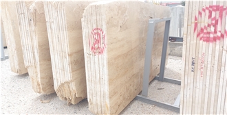 Denizli Travertine Slabs, Travertine Tiles Veincut