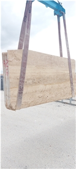 Denizli Travertine Slabs, Travertine Tiles Veincut