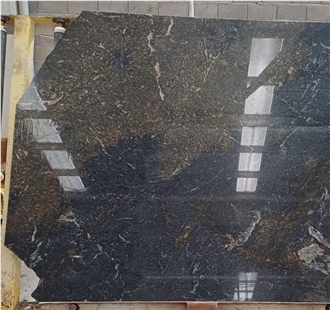 Galaxy Black Polished Marble Slabs