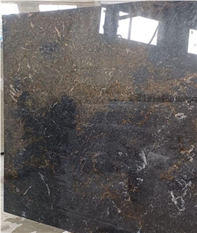 Galaxy Black Polished Marble Slabs