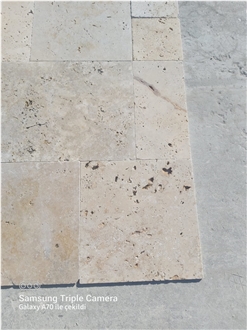 Rustic Travertine Tumbled French Pattern Set 1.2 Cm Thickness