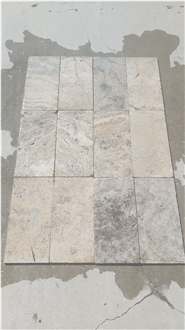 Silver Tumbled Travertine Tiles