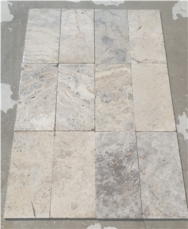 Silver Tumbled Travertine Tiles