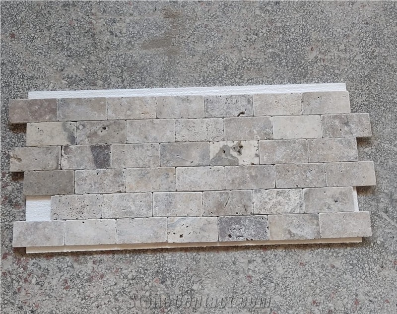 Silver Tumbled Travertine Tiles