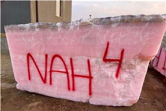 Afghan Pink Onyx Blocks