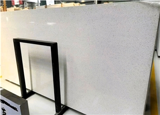 Sparkle White Quartz Slabs