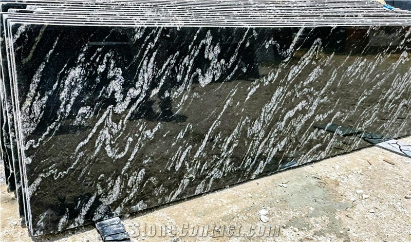 Black Marquino Granite Slabs
