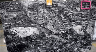 Black Typhoon Granite Slabs Premium Quality
