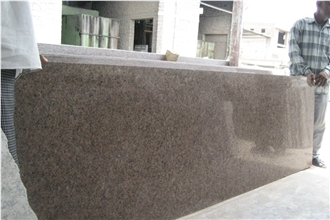 Cherry Brown Granite Slabs, India Brown Granite