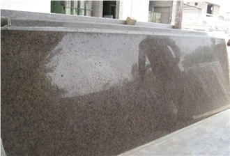 Cherry Brown Granite Slabs, India Brown Granite