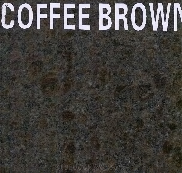 Coffee Brown Granite Slab, India Brown Granite Wall Tiles