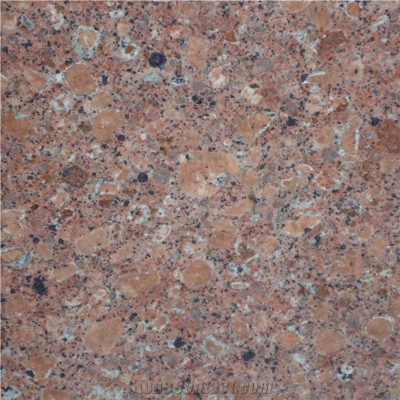 Copper Silk Brown Granite Slabs
